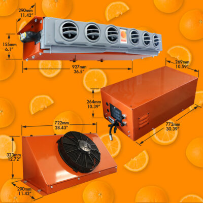 orange air conditioner